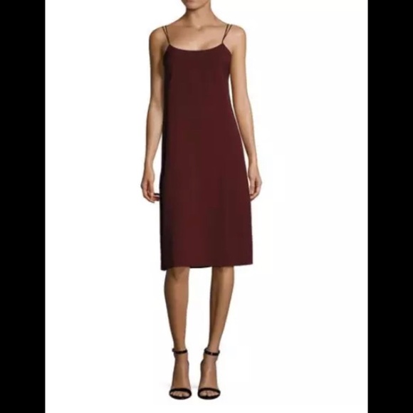 HELMUT LANG Back Wrap Slip Dress Pomegranate XS - Picture 3 of 7